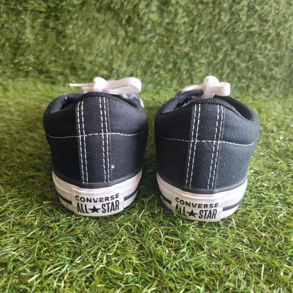 Converse Youth Chuck Taylor All Star Size 3 Slip On Black White A01696F Shoes